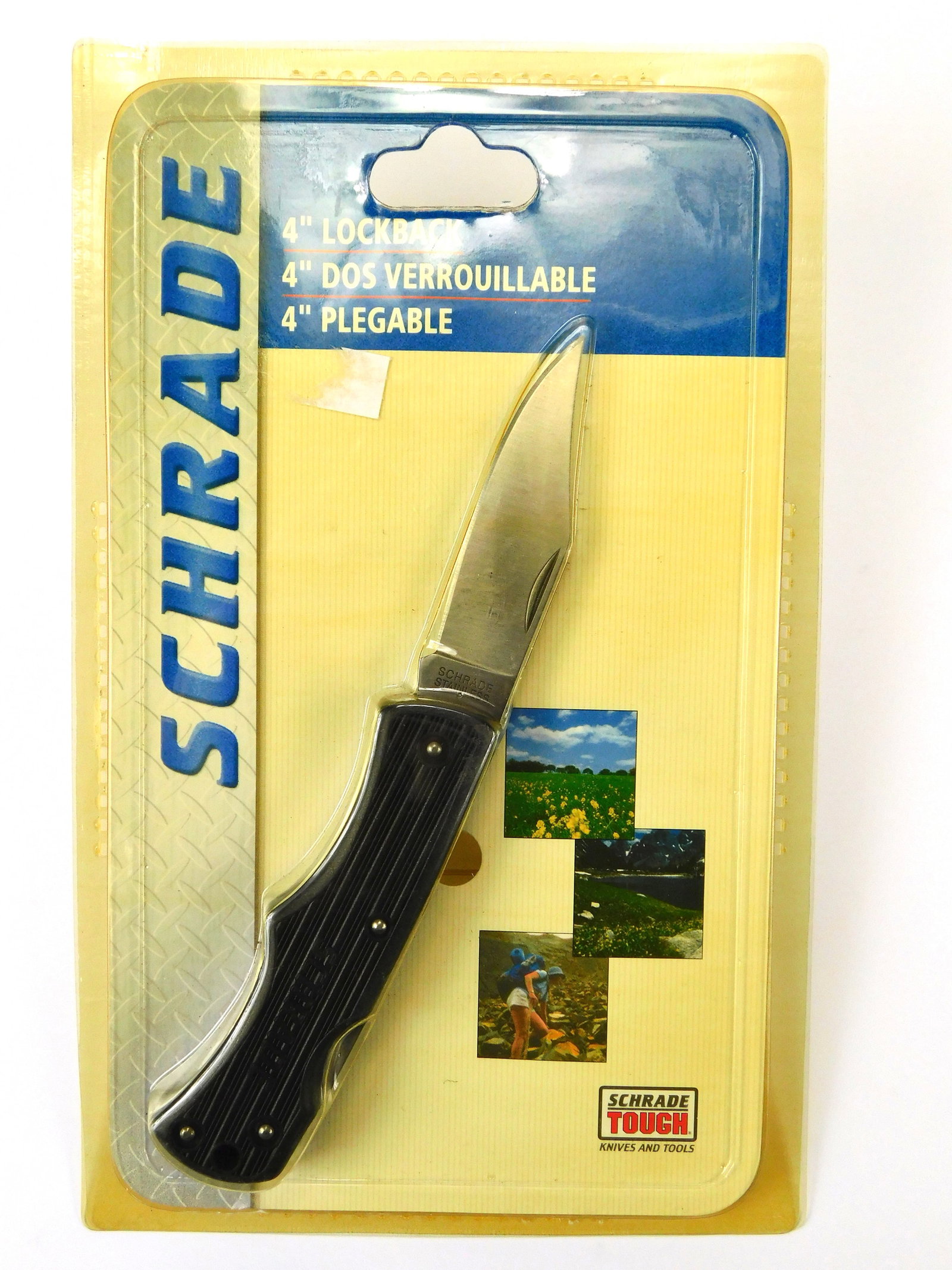 Schrade Tough Lockback AP5CP Folding Pocket Knife (1 of 3)