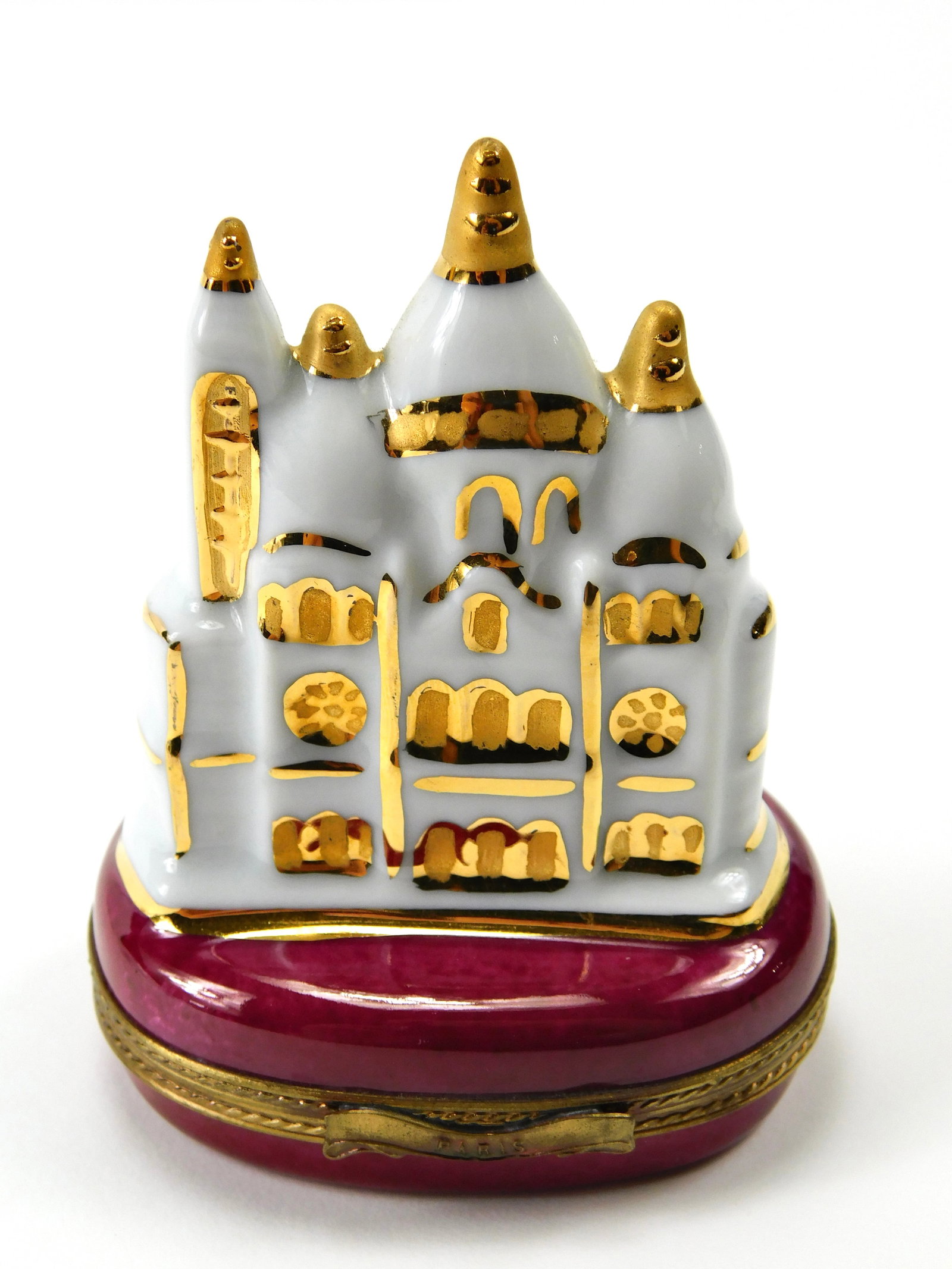 A.L. Limoges France Sacré-Cœur Basilica Paris Porcelain Trinket Box (1 of 6)
