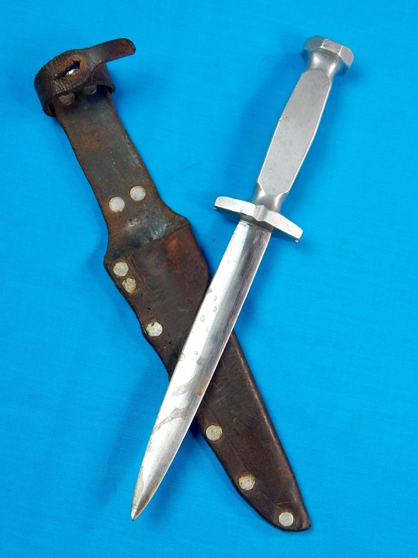 Vintage French France Military Stiletto Fighting Knife