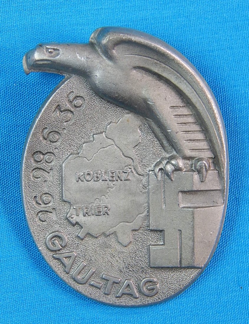 German Germany 1936 pre WW2 GAU-TAG Pin Badge: German 1936 pre WW2 GAU-TAG Pin
