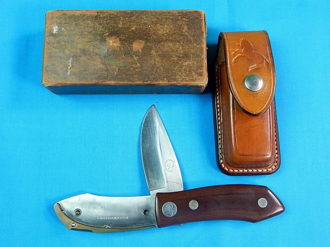 70's COLT BARRY WOOD Tuckaway Swing Lock Folding Knife Dec 27, 2015