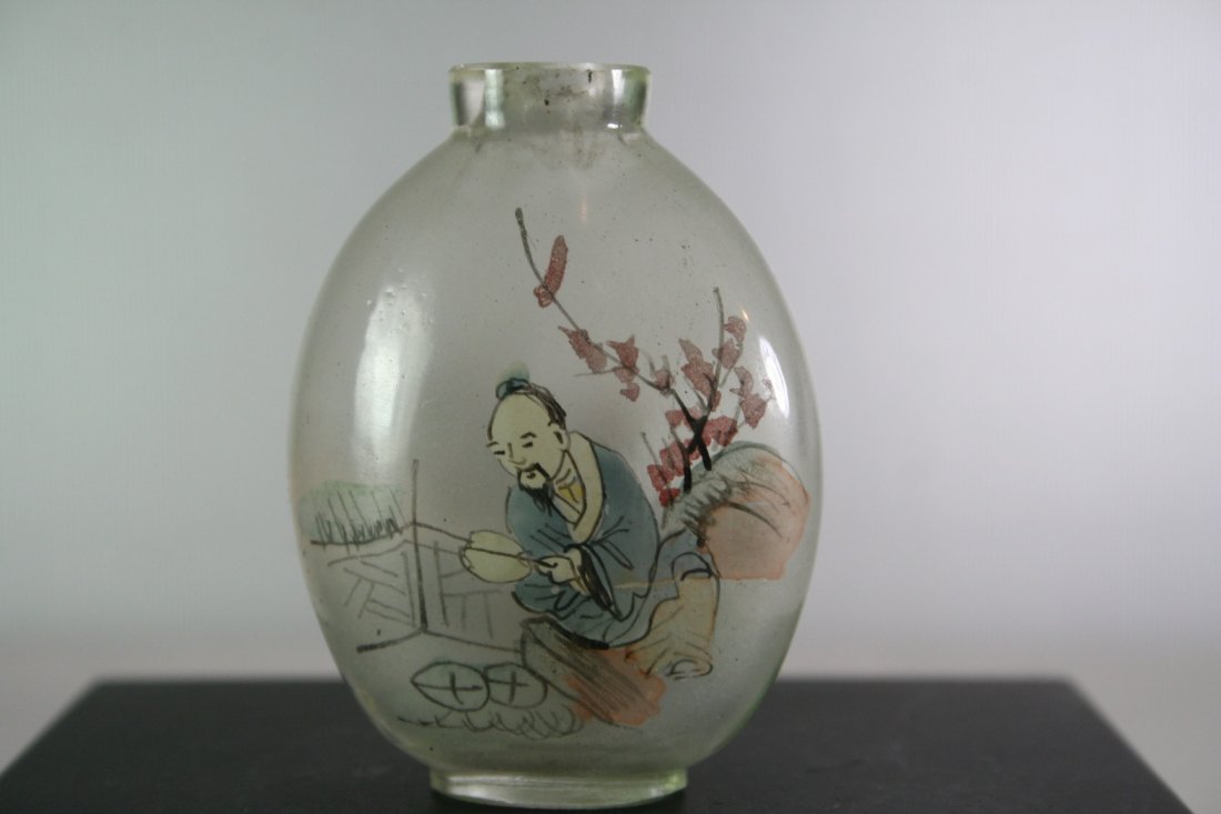 Chinese Inside-Painted Glass Snuff Bottle (1 of 2)