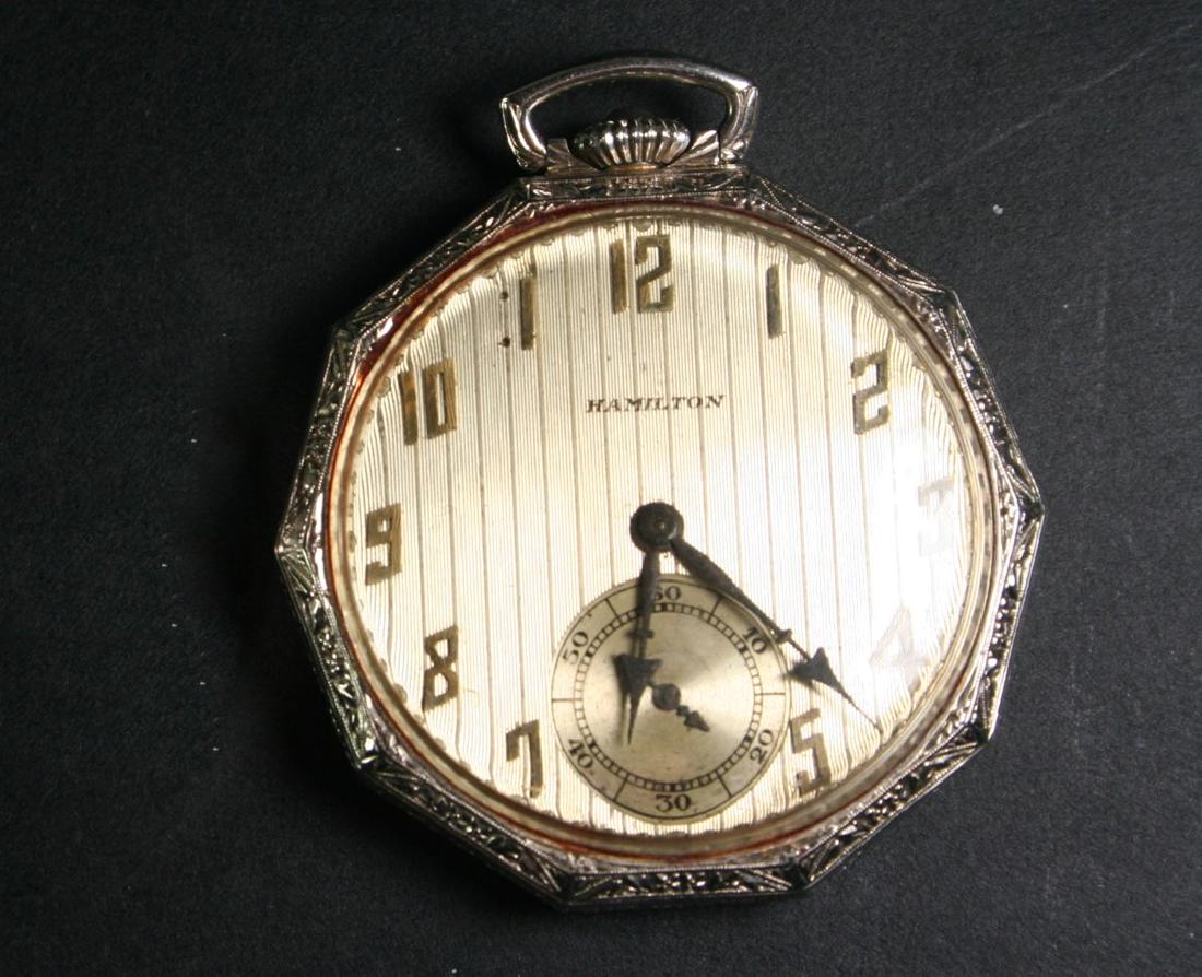 Gentleman's 14kt WG Pocket Watch (1 of 6)