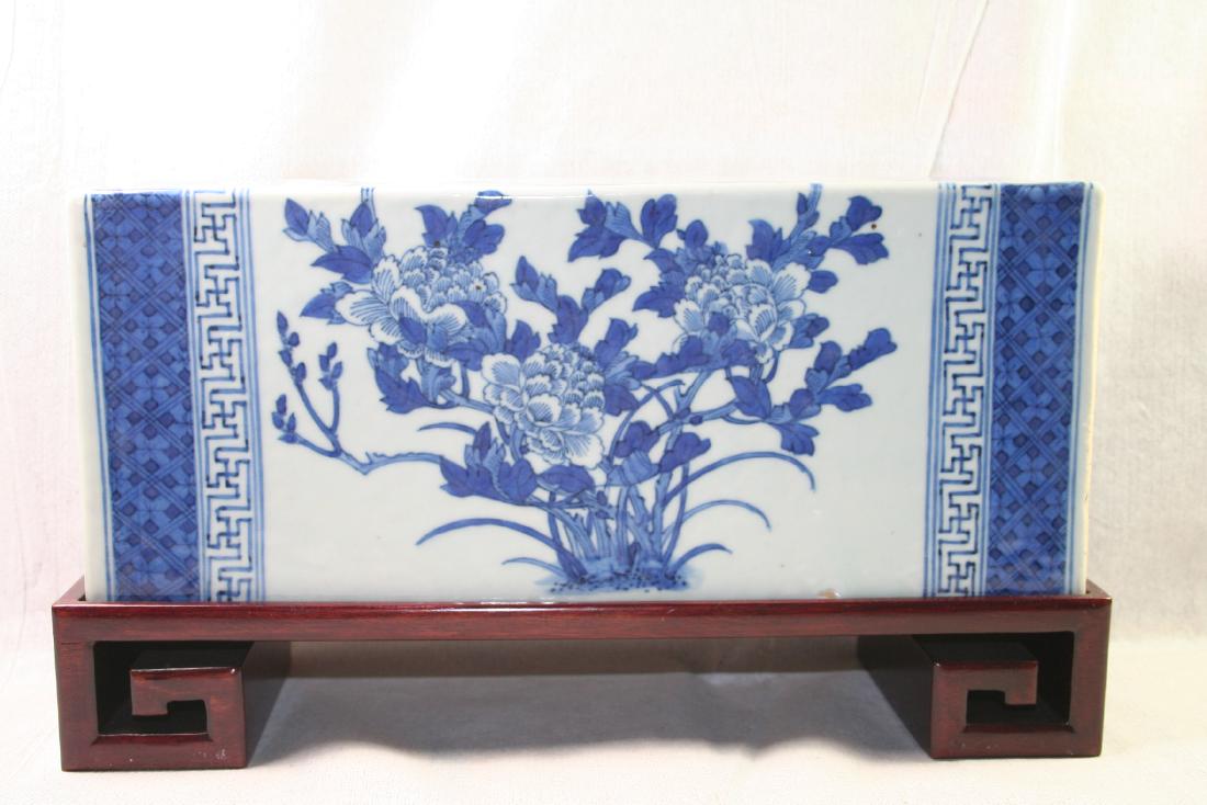Chinese Blue and White Porcelain Pillow (1 of 10)