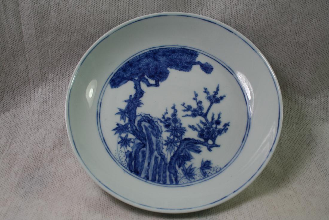 Chinese Blue and White Porcelain Dish (1 of 7)