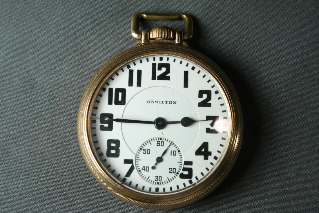 10K G.F. Hamilton Gentleman's Pocket Watch (1 of 10)
