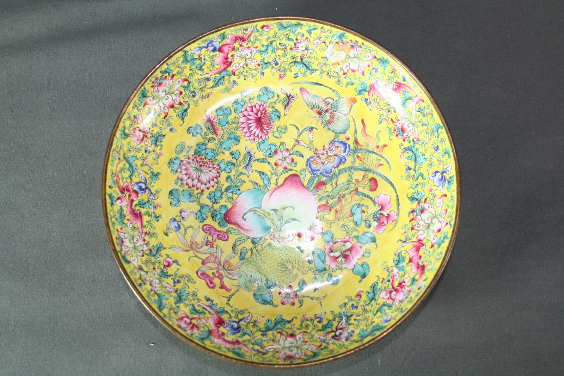 Chinese Enamel on Copper Gilt Plate (1 of 10)