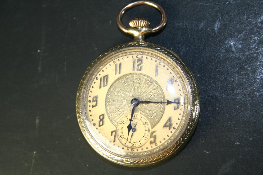 Hamilton 14K Men's Pocket Watch (1 of 10)