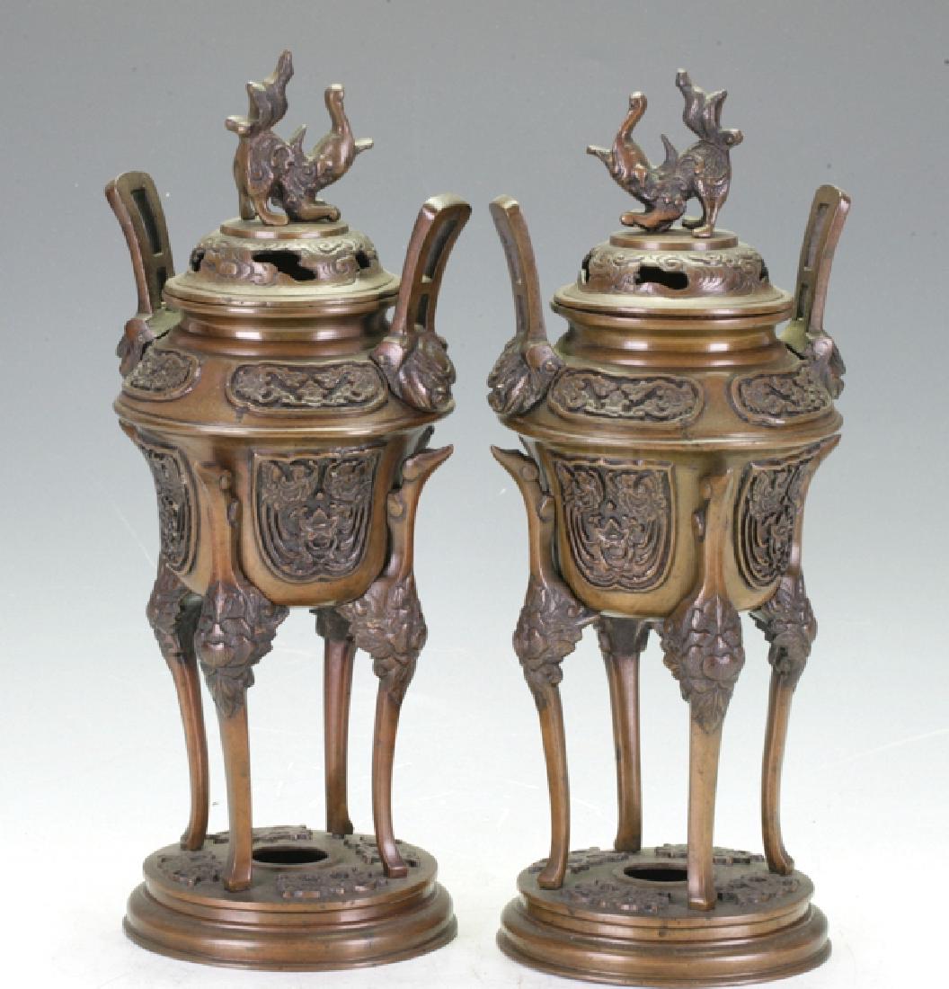 Pair Of Incense Burners (1 of 3)