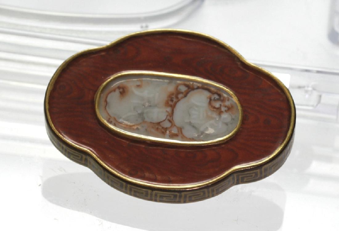 Small Chinese Porcelain Panel (1 of 2)