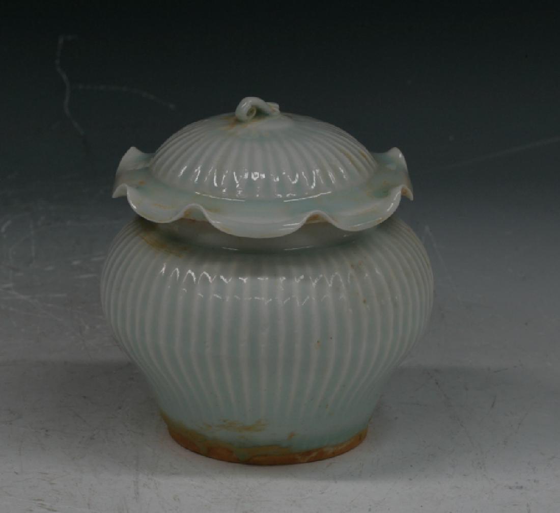 Qinbai covered Jar (1 of 2)