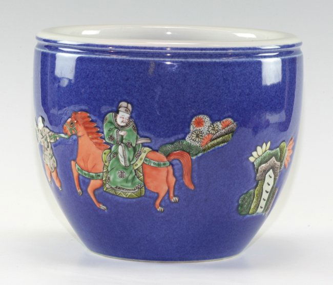 Dark Blue Fish Bowl (1 of 2)