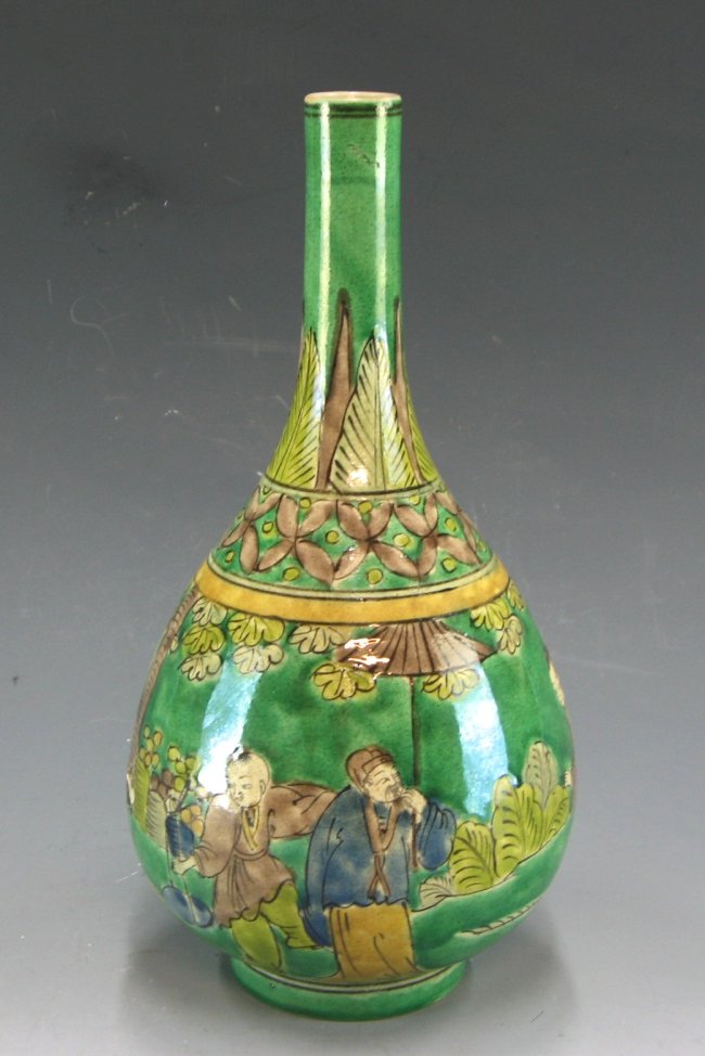 Three Color Bottle Vase (1 of 1)