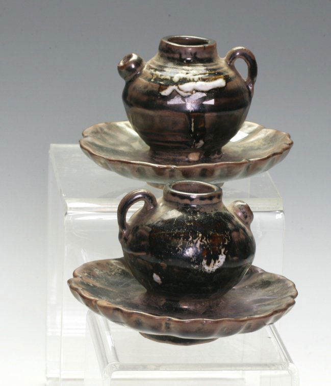 A Pair of Oil Drops and Saucer (1 of 1)