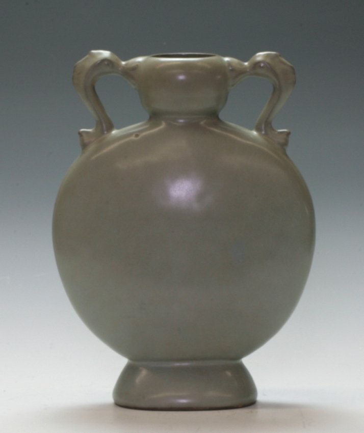 Celadon Pottery Vase (1 of 2)