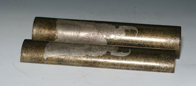 Pair of Heavy Metal Paper Weights (1 of 1)