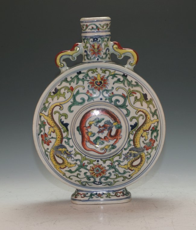 Doucai Moon-Flask Vase (1 of 1)