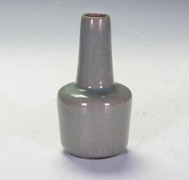 Celadon Glazed Bottle Vase (1 of 1)