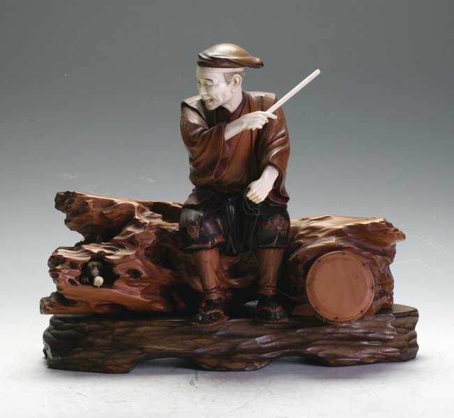 A Boxwood figure (1 of 6)