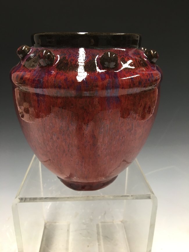 Chinese Flambe Jar (1 of 2)