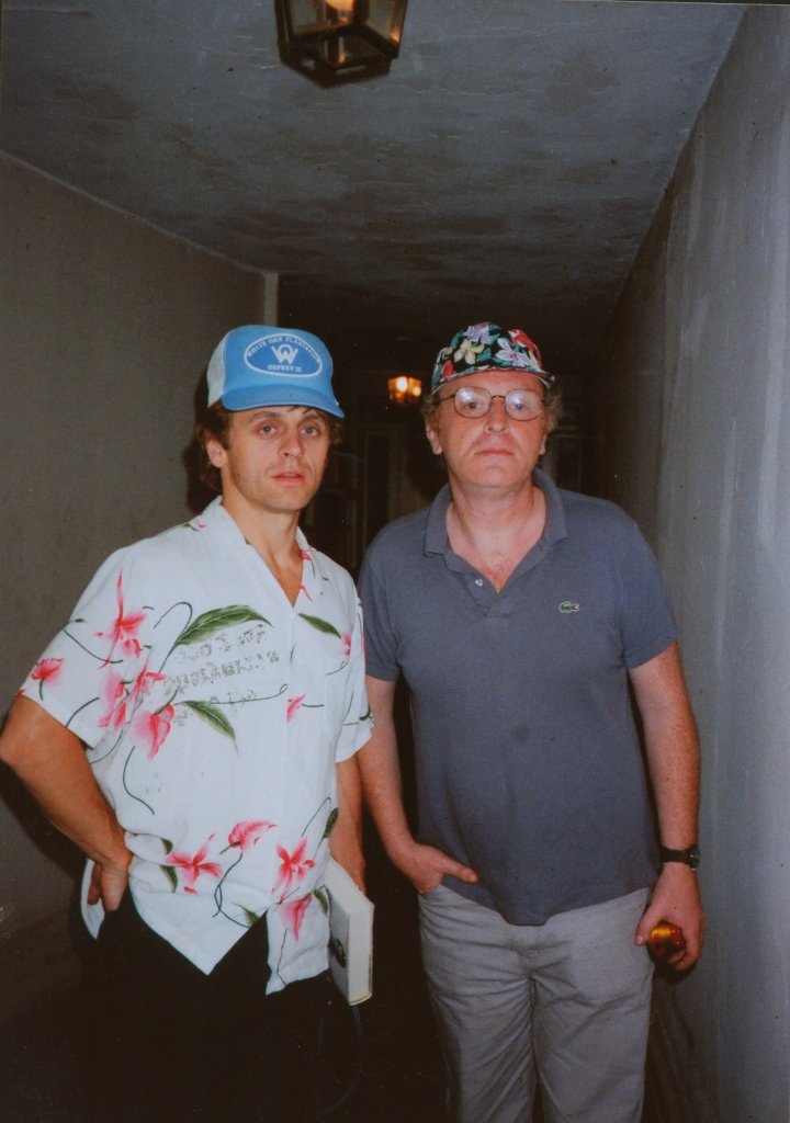 Mikhail Baryshnikov and Joseph Brodsky. May 24, 1986,: Mikhail Baryshnikov and Joseph Brodsky. May 24, 1986, New York. Photographer - Natalia Sharymova. Author's imprint. - 20x12 cm.