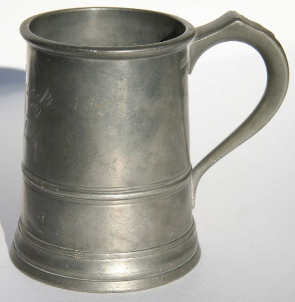 48 Antique Pewter Tankard