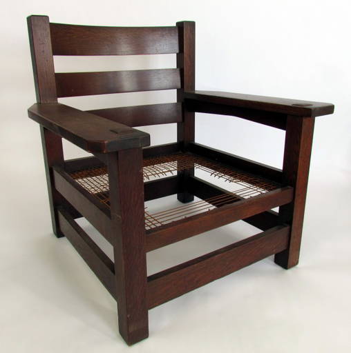 Rare Gustav Stickley Eastwood Chair