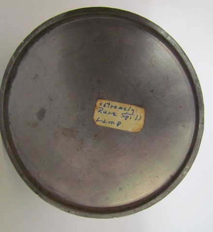 Antique Pewter Spill Lamp - 2