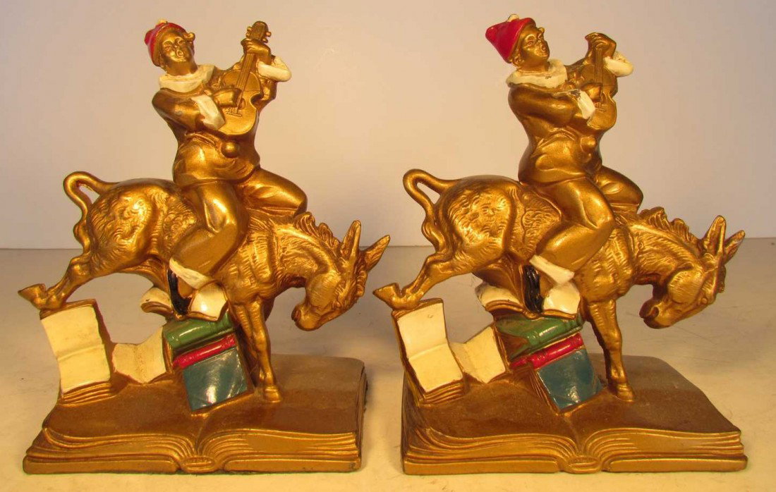 Man on Donkey with Guitar: Man on Donkey with Guitar, ht. 6 1/2
