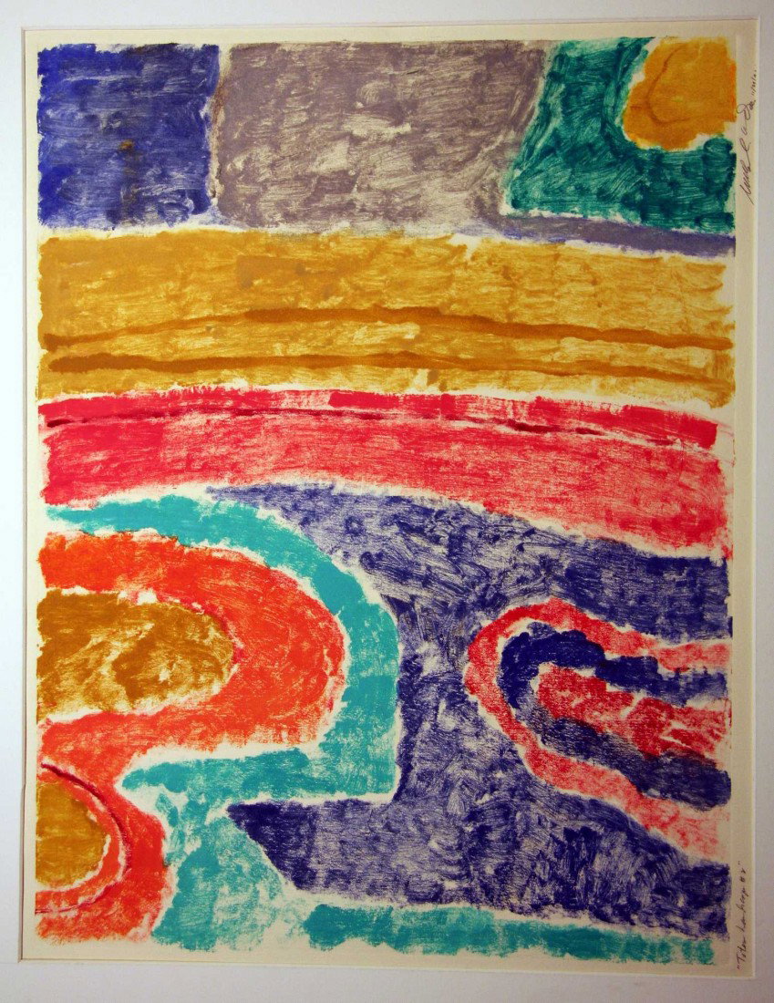 Totem Landscape #2 Signed: Totem Landscape #2, 1992, ht. 20, wd. 27 1/2 inches.