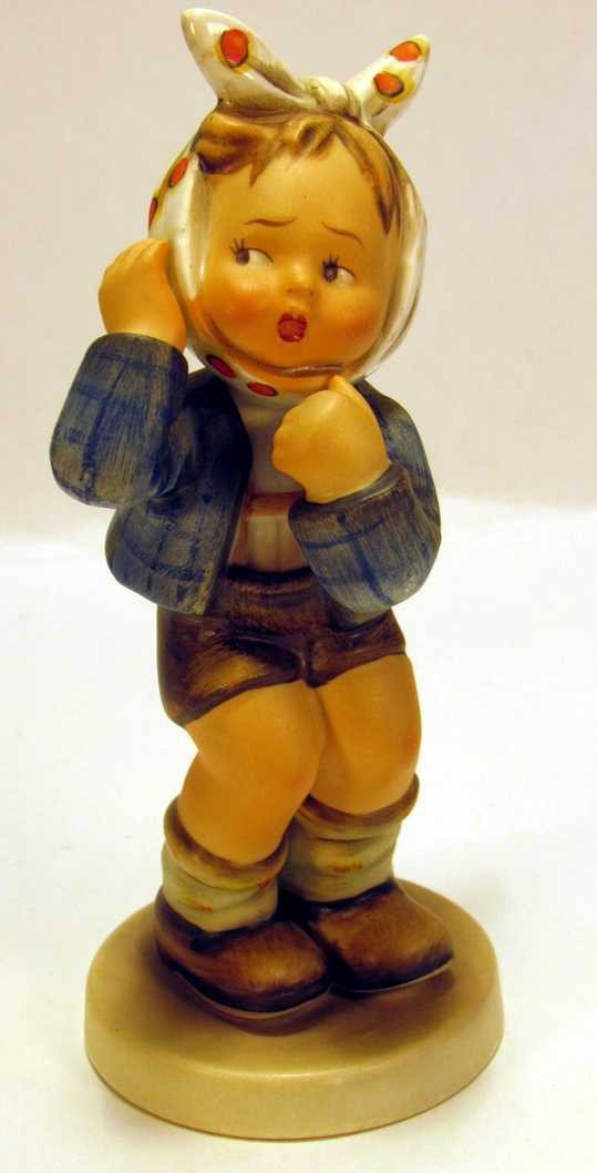 Hummel Figurine Boy with Toothache 217: Hummel Figurine Boy with Toothache 217, high bee mark, ht. 5 1/4