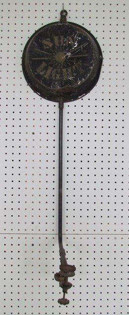 Original Sun Lamp Miner's Lighter: Original Sun Lamp Miner's Lighter, ht. 36 inches