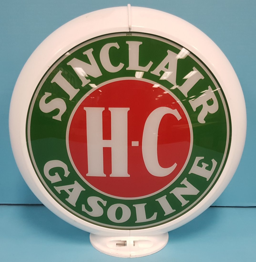 2000 Sinclair Gas pump globe w/ plastic body