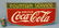 1934 2 sided Porcelain Coca Cola Fountain Service Sign - 2