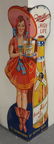 RARE 6ft Miller High Life Die Cut Girl Corner Sign