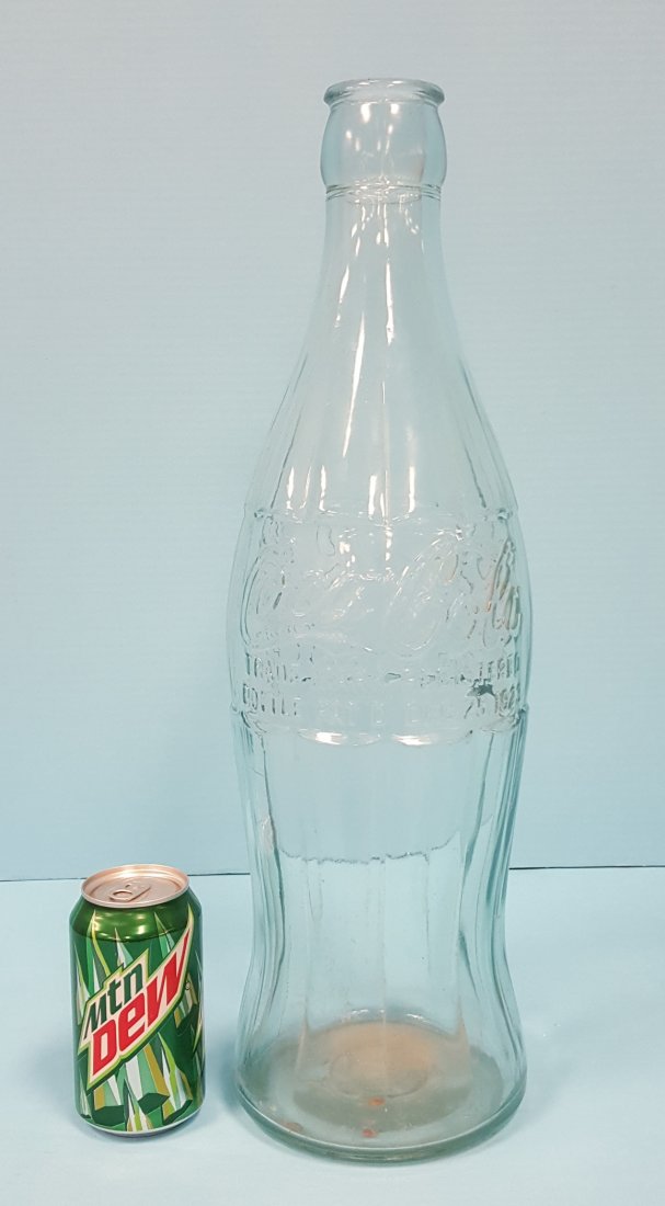 Coca Cola Glass Christmas Display Bottle Dec. 25th 1923 (1 of 3)
