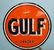 Porcelain Double Sided Gulf Dealership Sign - 2