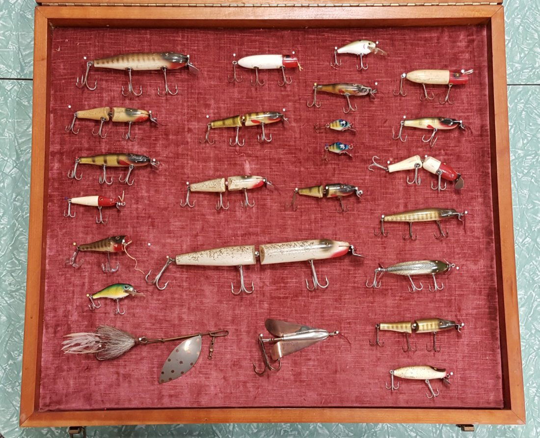 fishing lure display