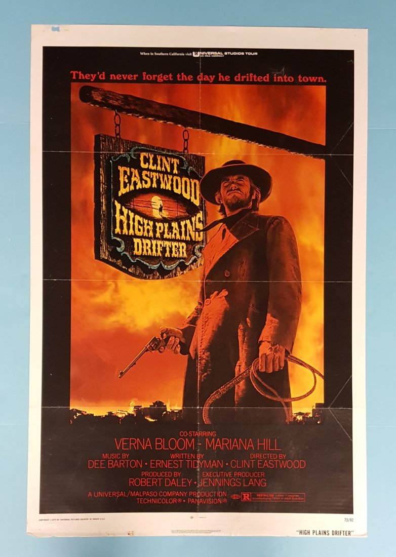 High Plains Drifter 1973 One Sheet movie poster (1 of 1)