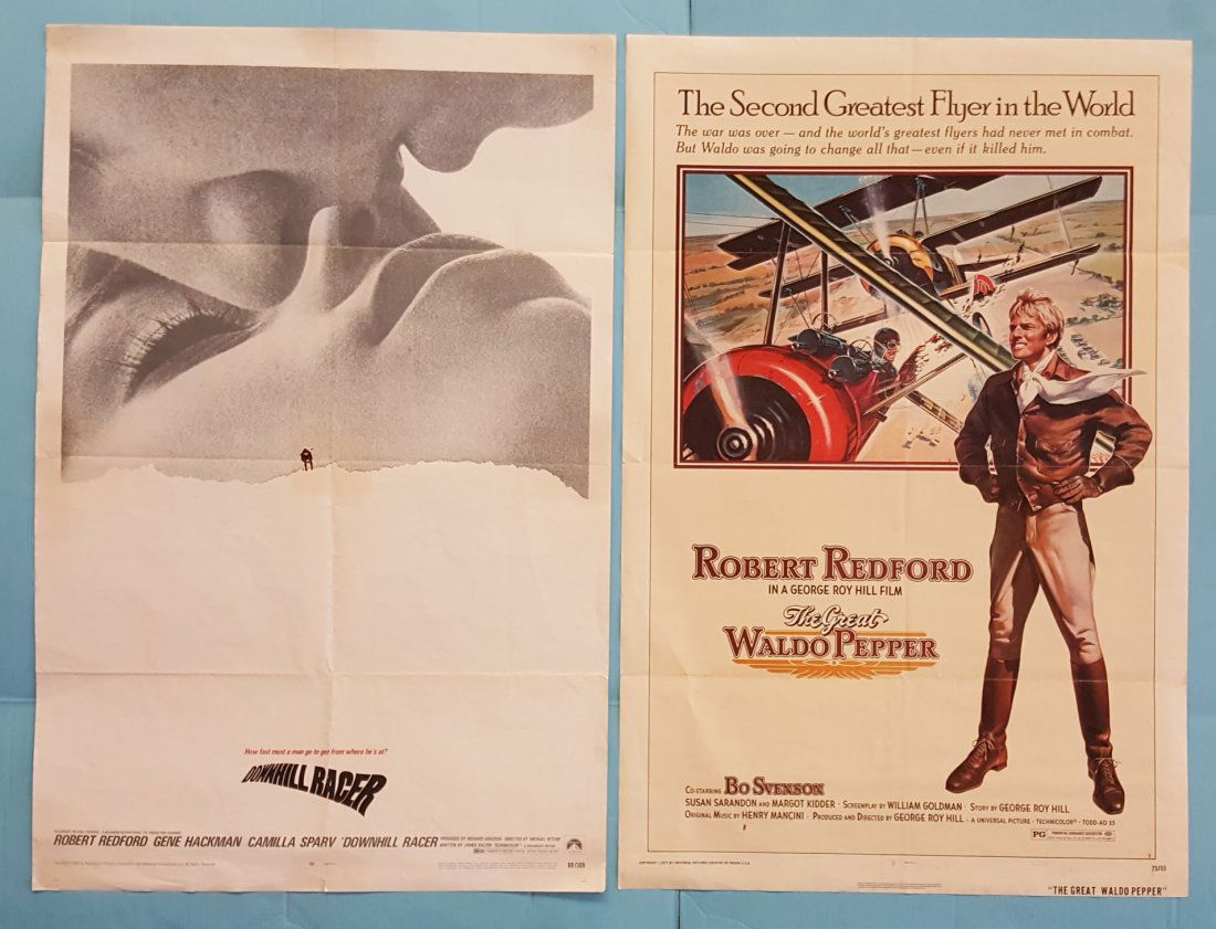 2 One Sheets; Downhill Racer (1969) & The Great Waldo P (1 of 1)