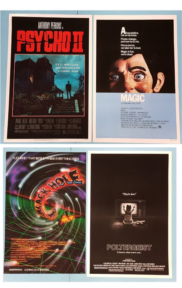 4 One sheets Magic, Psycho II, The Black Hole, other (1 of 3)