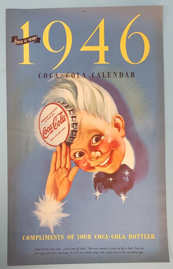 NOS 1946 Coca Cola Calendar (1 of 5)