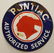 Porcelain Pontiac Authorized Service Sign - 2