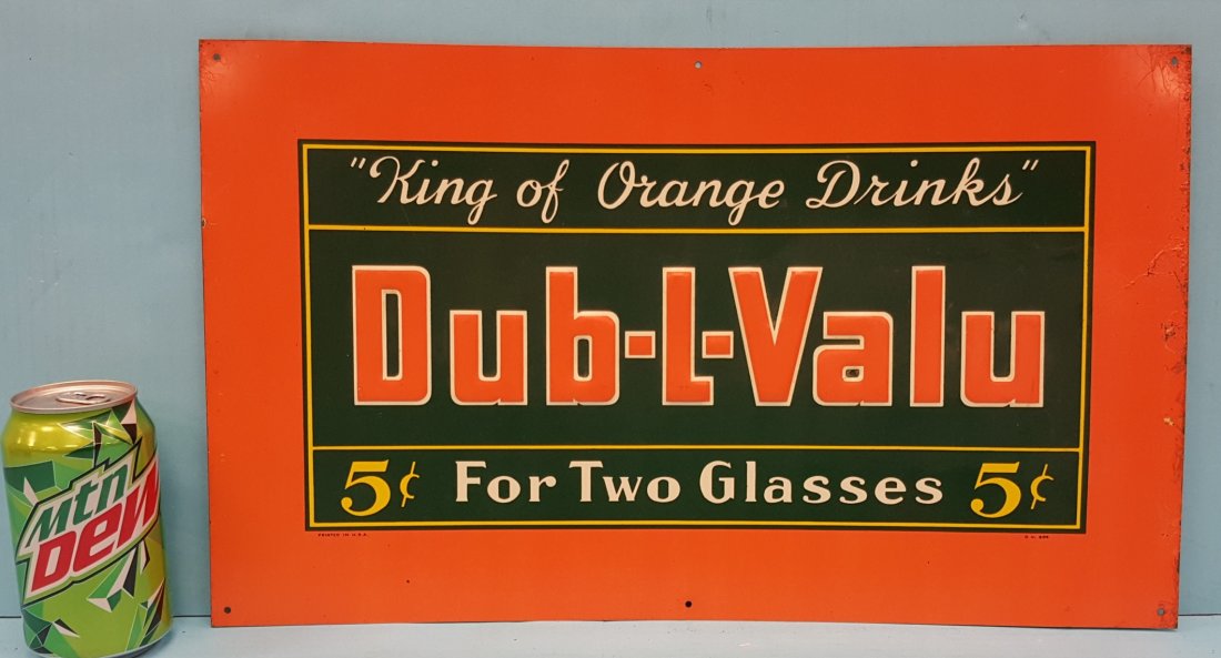 Dub-L-Value Embossed Tin Sign (1 of 1)