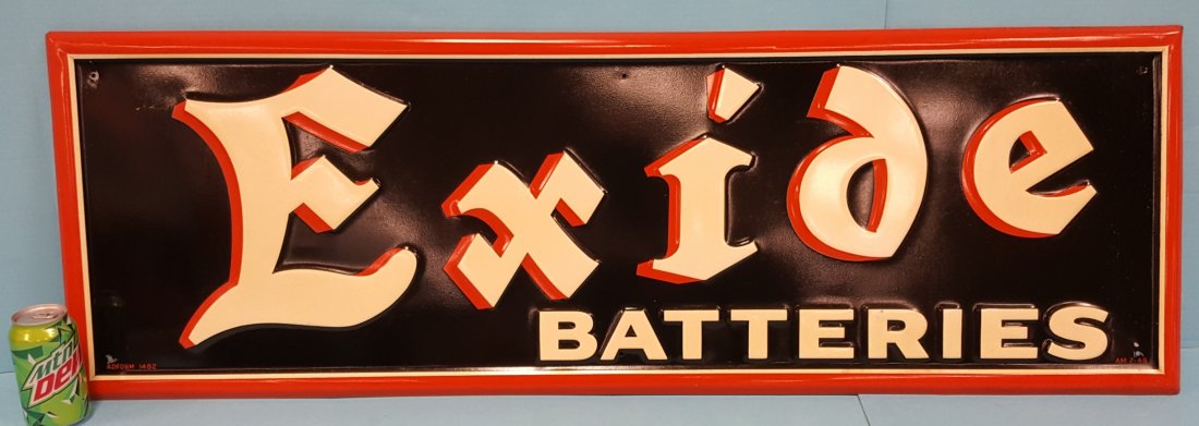 Exide Battery Sign