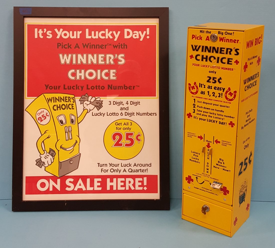 Winner S Choice Lucky Lotto Number Coin Op Machine Mar 17 2018 Winner S Choice Lucky Lotto Number Coin Op Machine Mar 17 2018 Rockabilly Auction Company In Ga