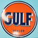 Porcelain Double Sided Gulf Dealership Sign - 2