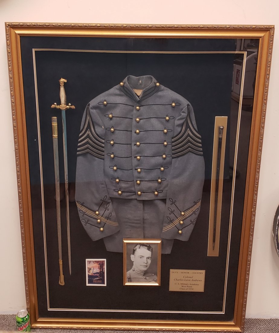 1934 West Point Army Officer Uniform, & Ephemera,
