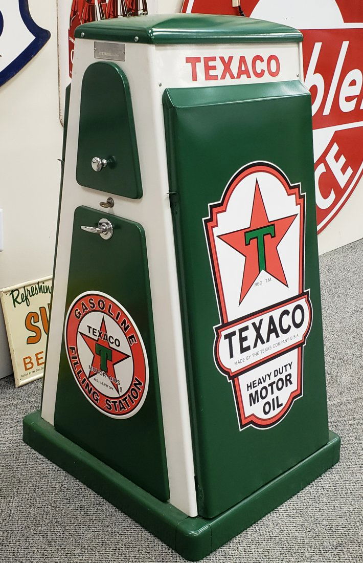 Texaco SELOIL Oil Display Service Cabinet (1 of 5)