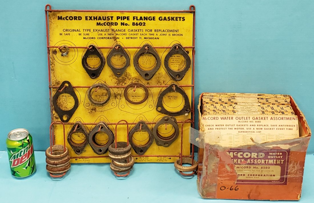 McCord Exhaust Pipe Flange Gasket Display (1 of 2)